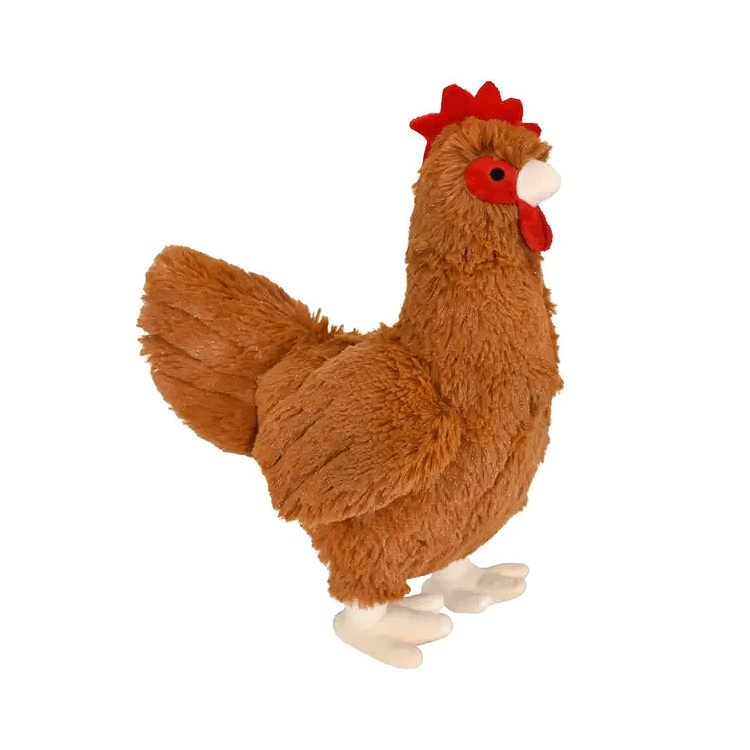 MULTIPET Plush Rooster Brown 20"