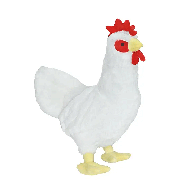 MULTIPET Plush Rooster White 20"