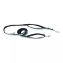 ^COASTAL Double Handle Leash 3/4" x 6' Black/Grey
