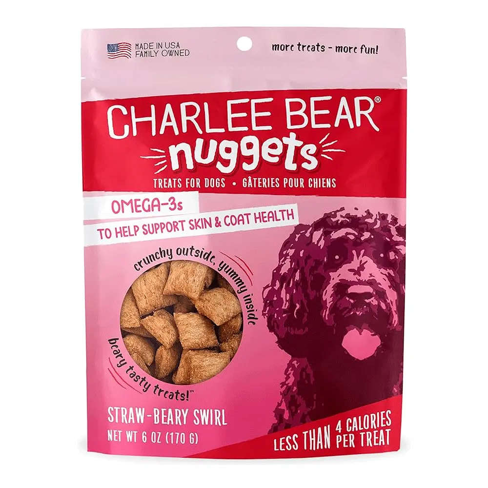 CHARLEE BEAR Nuggets Strawberry Swirl 6oz