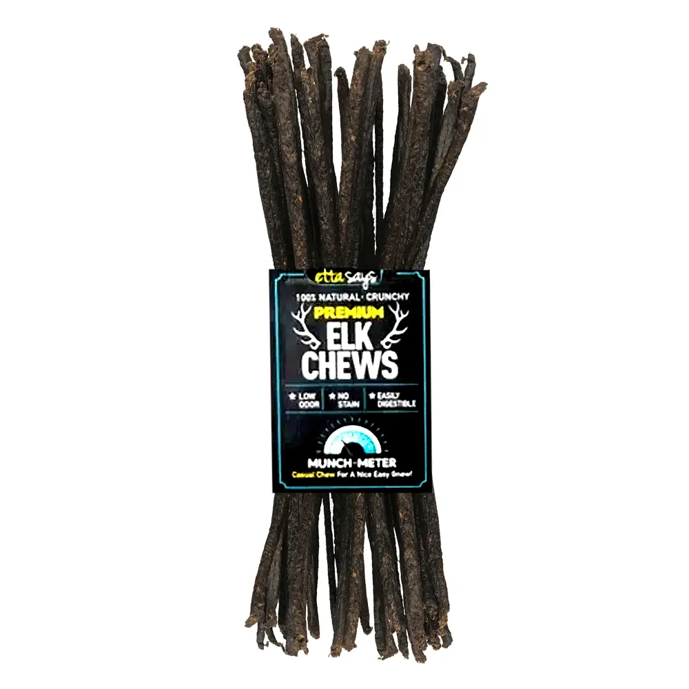 ETTA SAYS Premium Crunchy Chews - Elk - 3ft 18ct Bulk