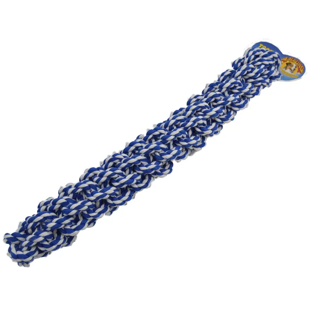 AMAZING PET Rope Retriever 18" Blue/White