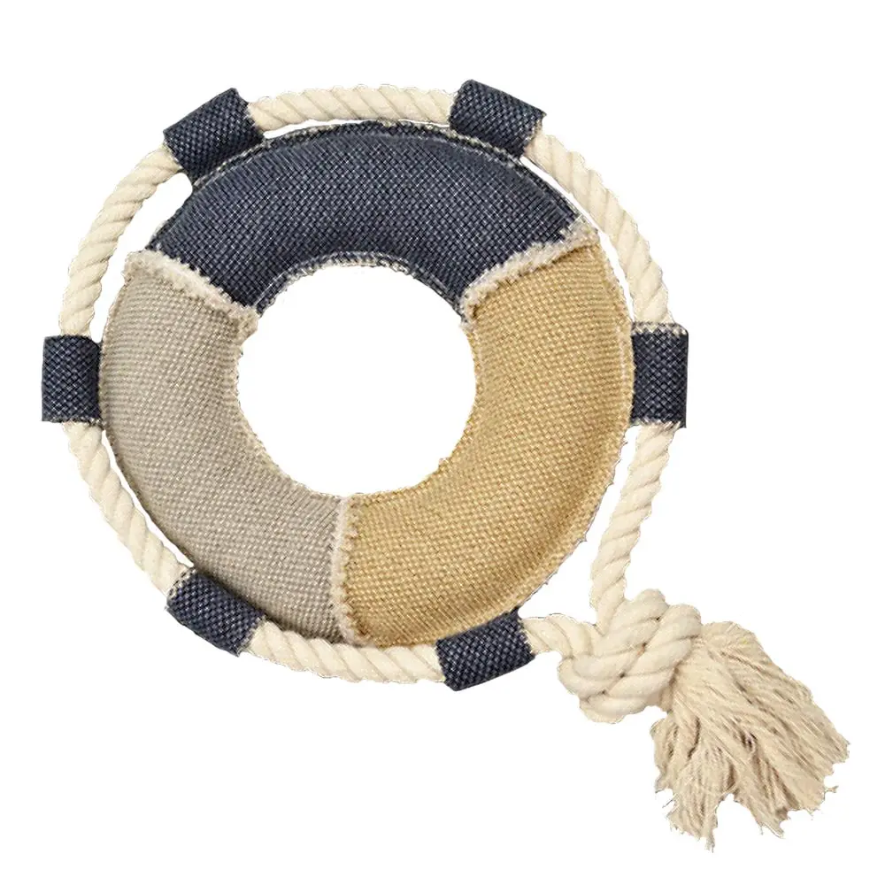 AMAZING PET Canvas Tuff Life Saver w/Rope 10" 