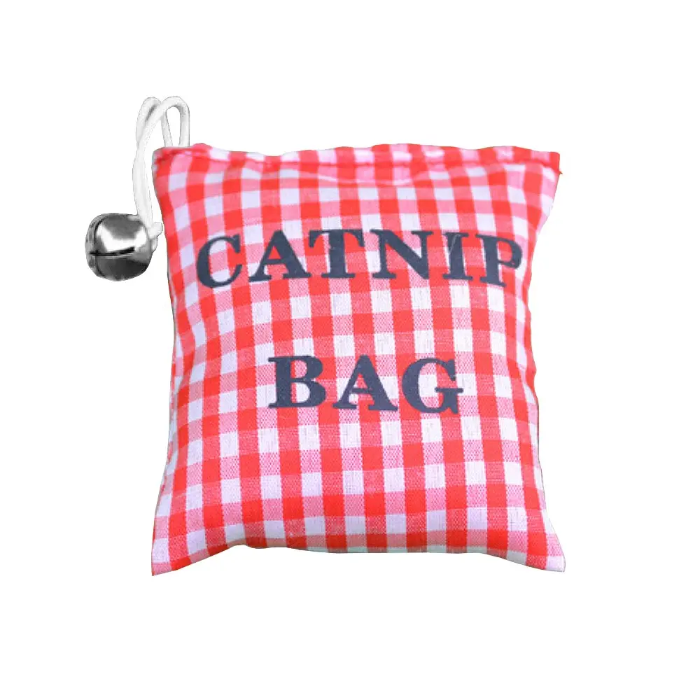 AMAZING PET Cat Toy Gingham Pillow