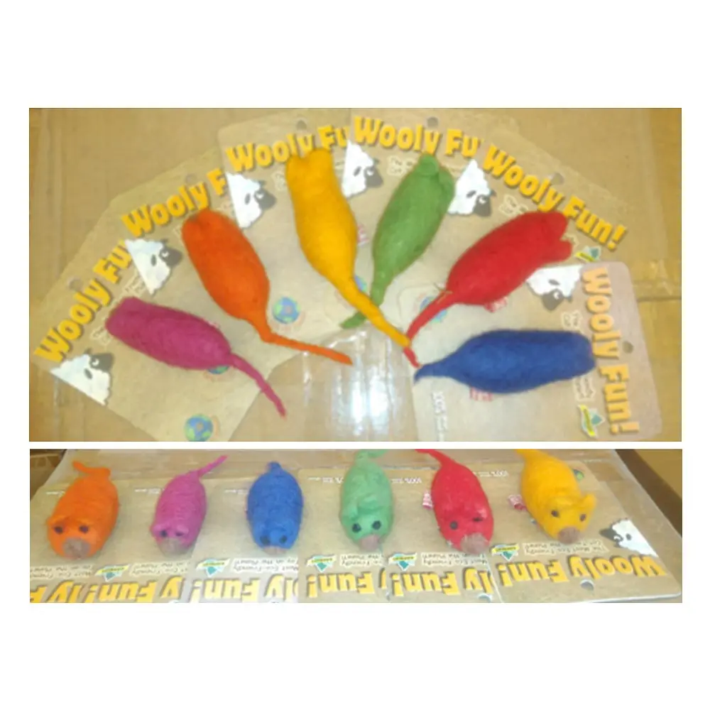 AMAZING PET Cat Wooly Fun Play Mouse