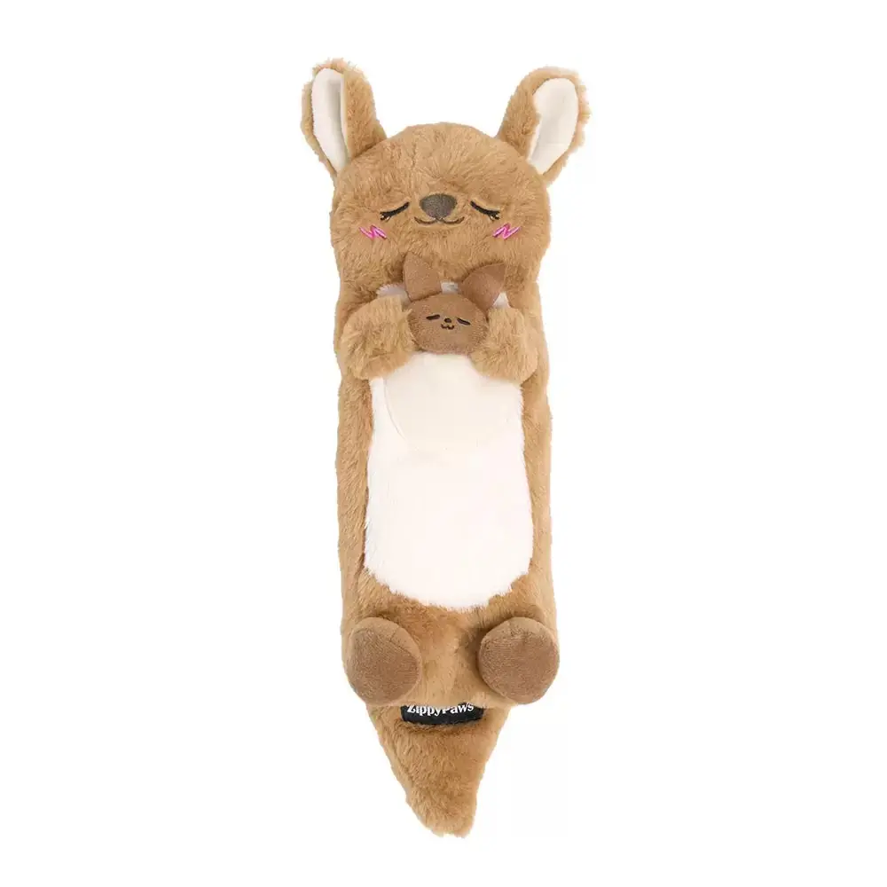ZIPPYPAWS Snooziez w/Shhhqueaker Kangaroo