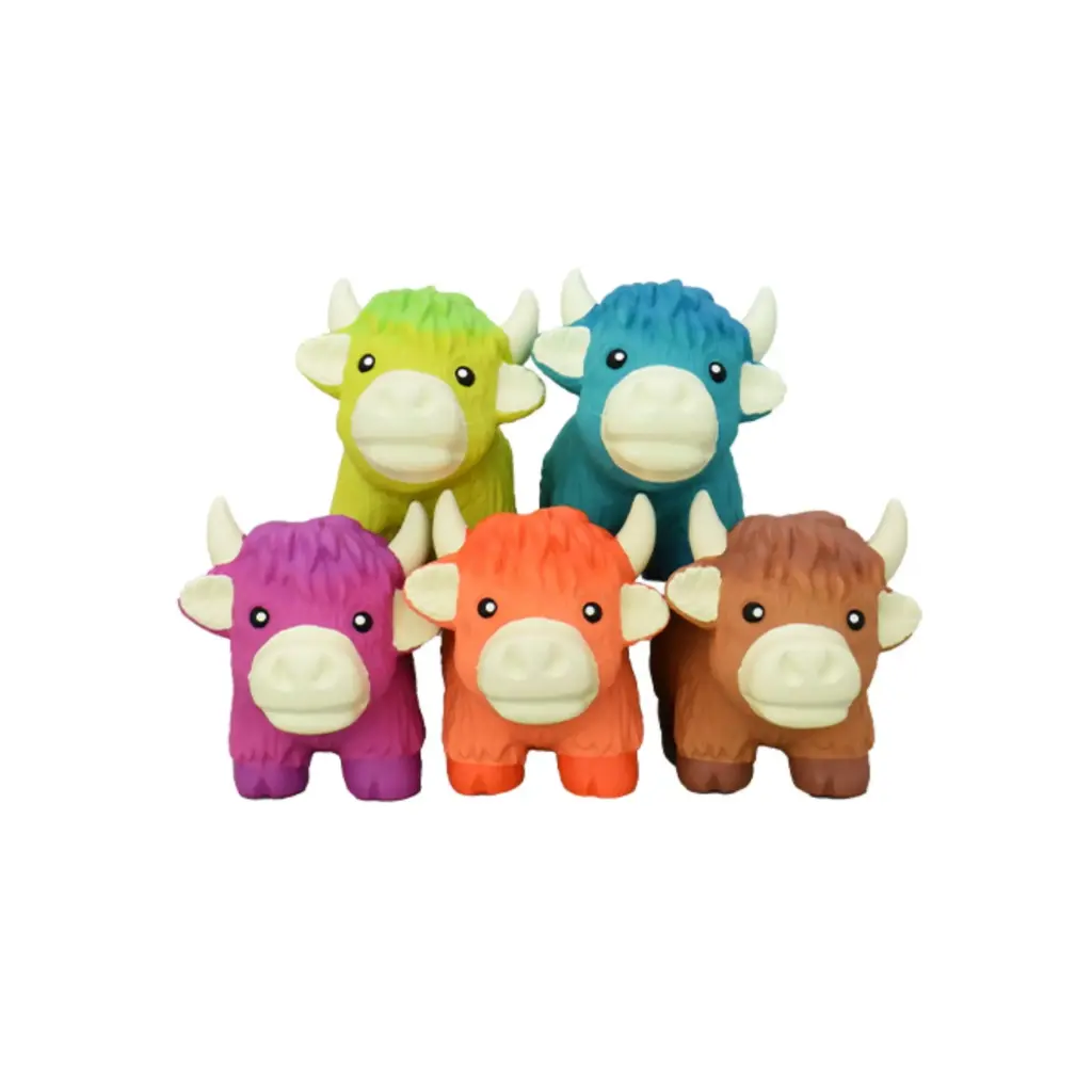 MULTIPET Minipet Latex Highland Cow 3"