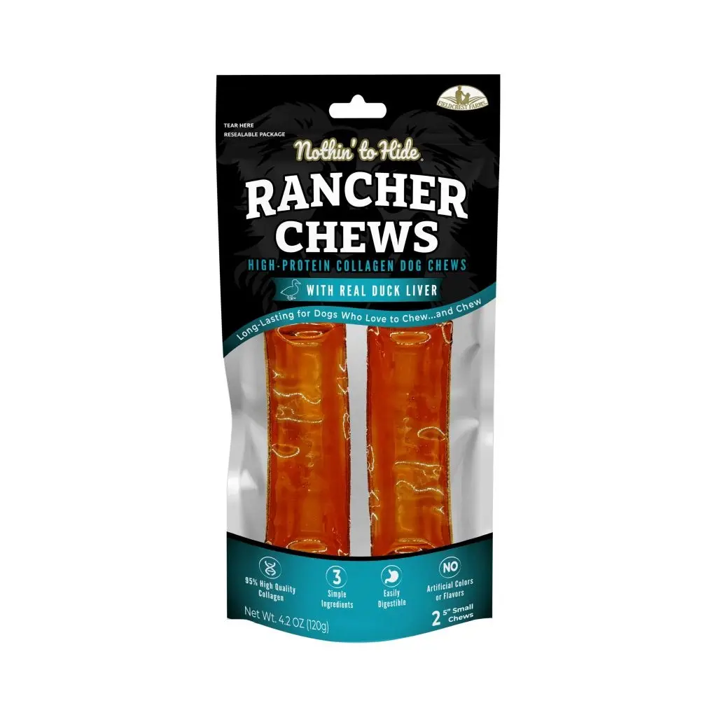 NOTHIN' TO HIDE Rancher Chew Duck 5" 2pk