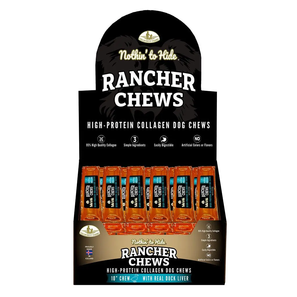 NOTHIN' TO HIDE Rancher Chew Duck 10" 24pc Box