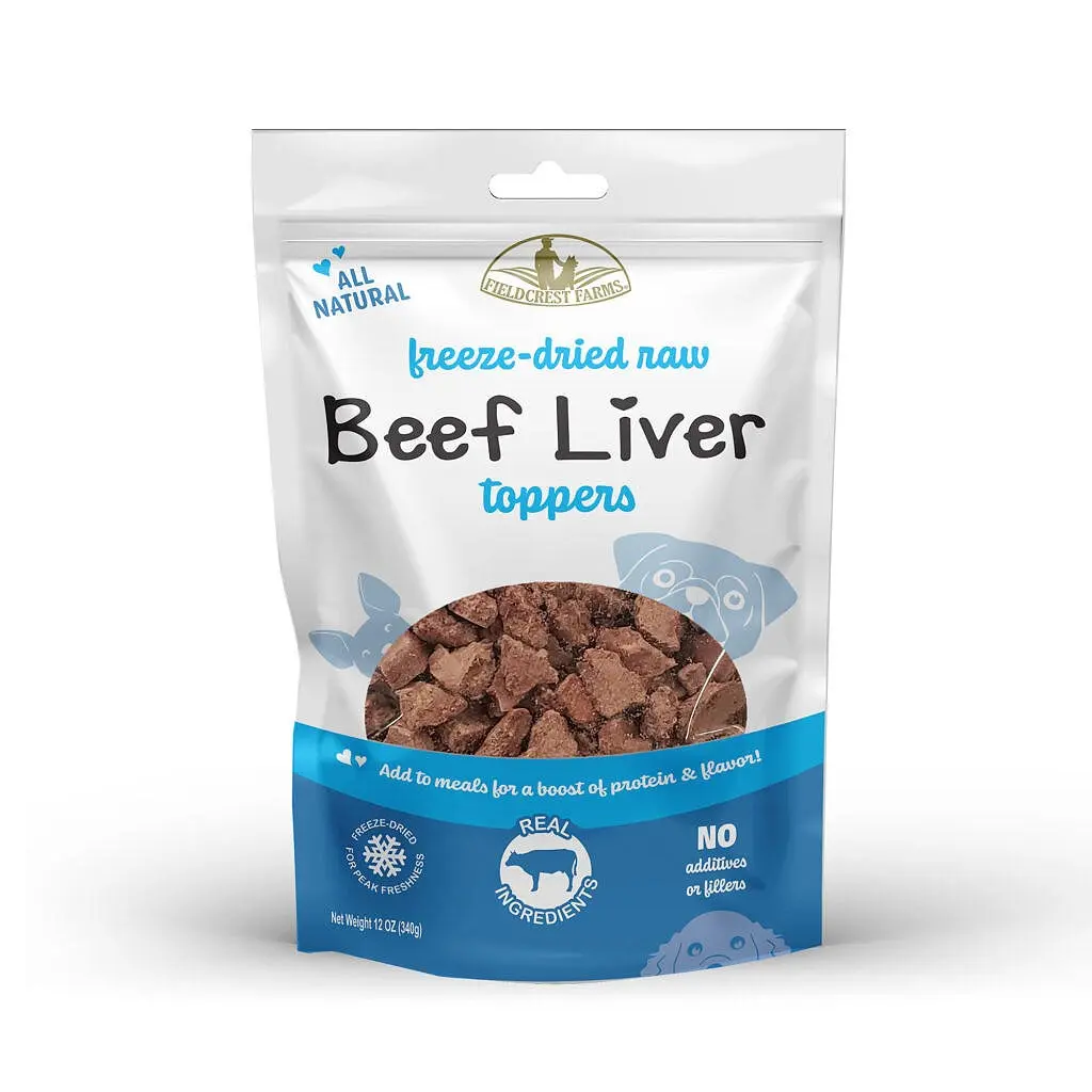 FIELDCREST FARMS Beef Liver Topper 12oz