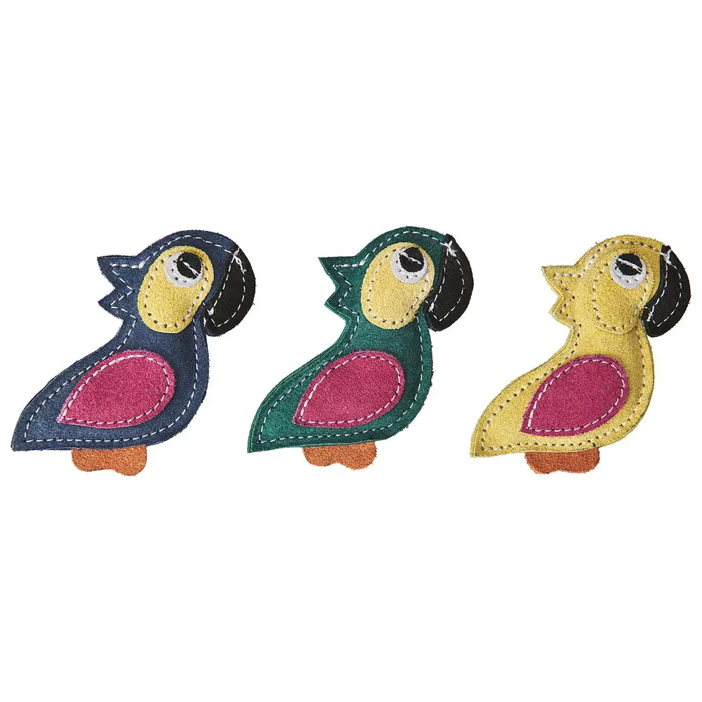 ETHICAL/SPOT Dura-Fused Leather Parrot Cat Toy