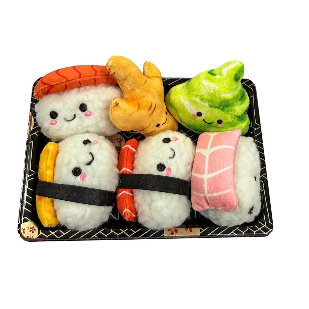 ETHICAL/SPOT Sushi Nigiri Set Cat Toy 6pc