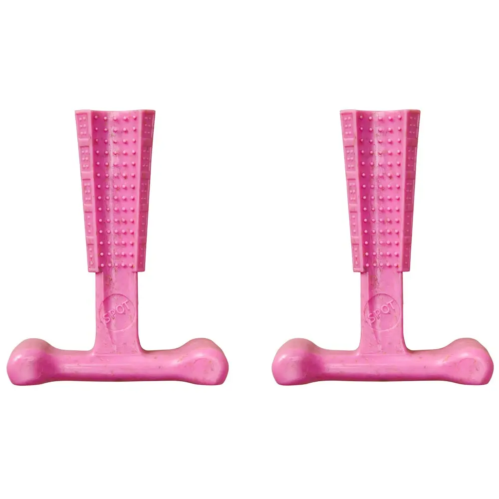 ETHICAL/SPOT Bam-Bone Puppy 2pk Pink Chicken 4"