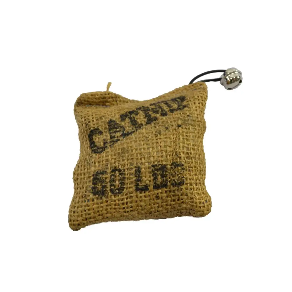 AMAZING PET Cat Toy Burlap Bag