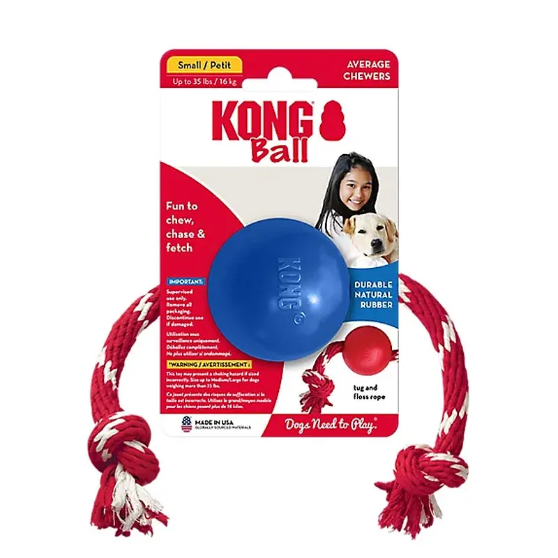KONG Old Glory Ball w/Rope S