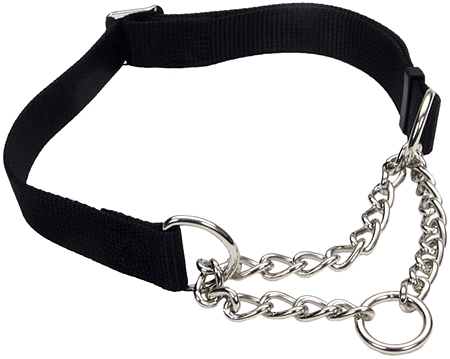 COASTAL Adjustable Check Choke Training Collar 17-24x1 Black