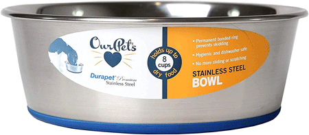OURPETS Durapet Premium Stainless Steel Bowl 7 Cup