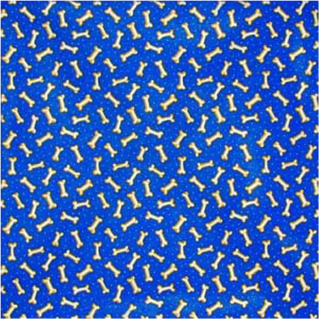 BANDANNA Tossed Bones Royal 12pk