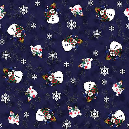 BANDANNA Snowman 12pk