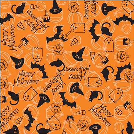 BANDANNA Happy Halloween 12pk
