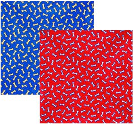 BANDANNA Tossed Bones Assorted 12pk