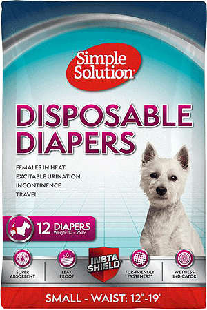 SIMPLE SOLUTION Disposable Diapers S 12pk