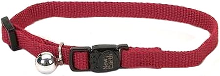 COASTAL Soy Cat Collar Adj 3/8in x 8-12in Cranberry