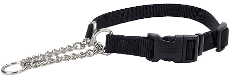 COASTAL Check Training Collar w/Buckle 18-22x3/4 Black