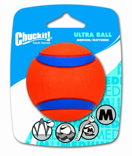CHUCKIT Ultra Ball 1 Pack Medium 2.5 Inch