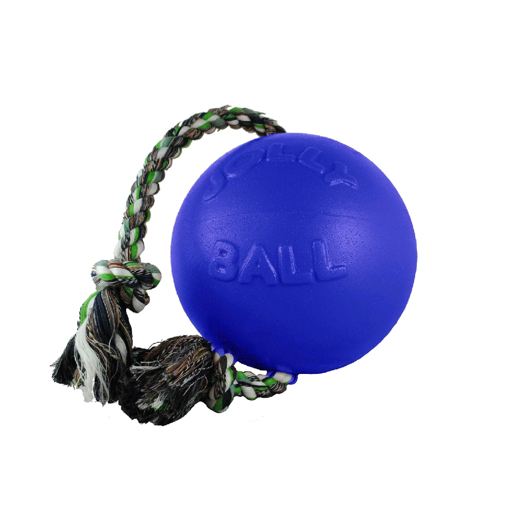 JOLLYPET Romp-n-Roll 4.5" Blue S