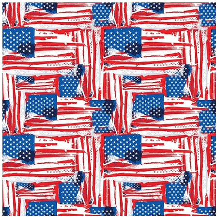 BANDANNA Painted Flag 12pk