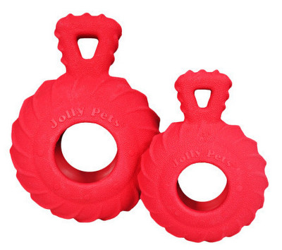 JOLLYPET Jolly Tuff Treader Red 4.5"