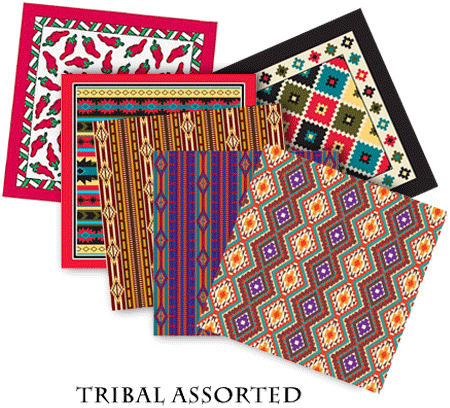 BANDANNA Tribal Assorted 12pk