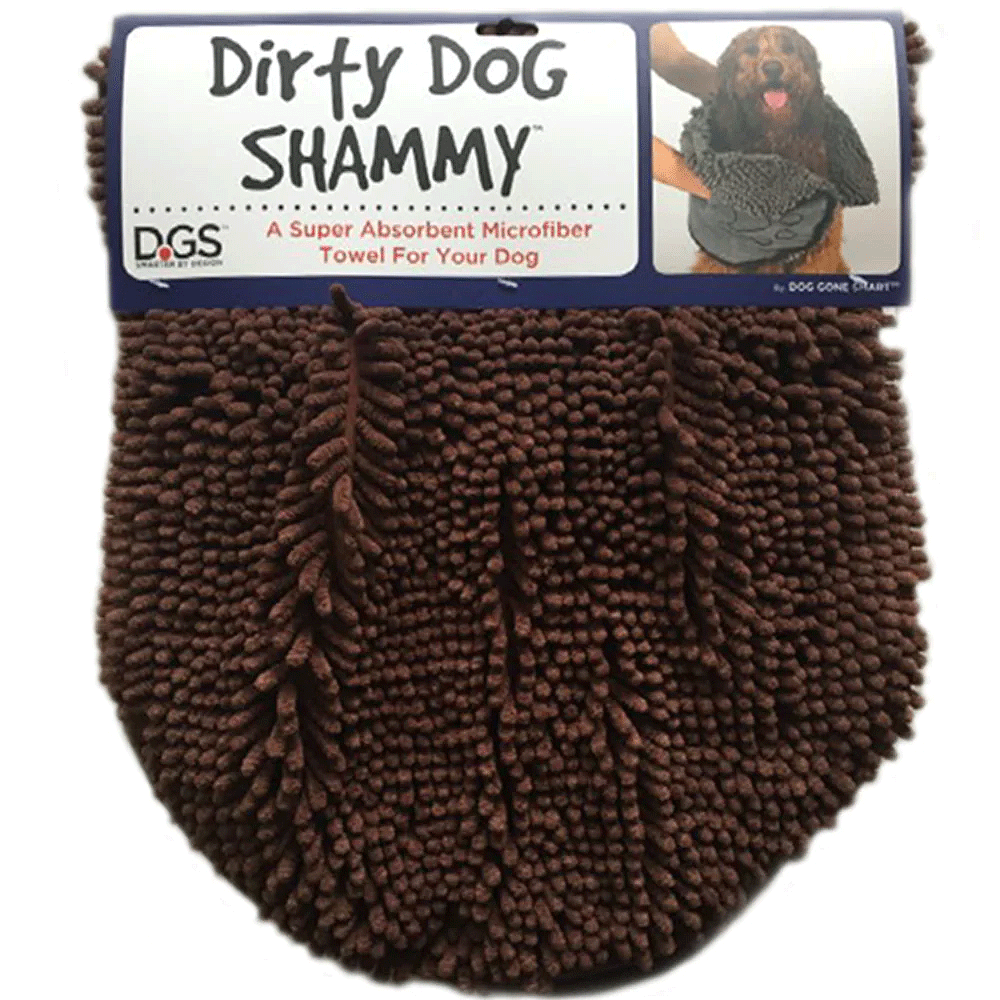 DGS Dirty Dog Shammy Towel Brown