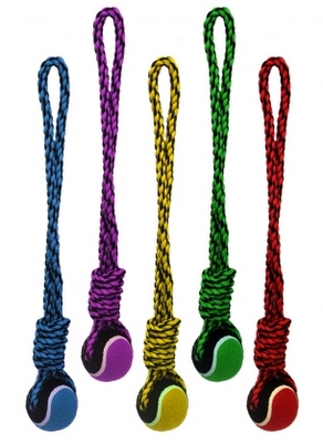 MULTIPET Nuts For Knots Rope w/Ball 20"