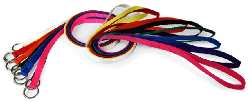 [LB23286] LEATHER BROTHERS Kennel Leads - 1/2" x 4' - Assorted Colors 20 Pack