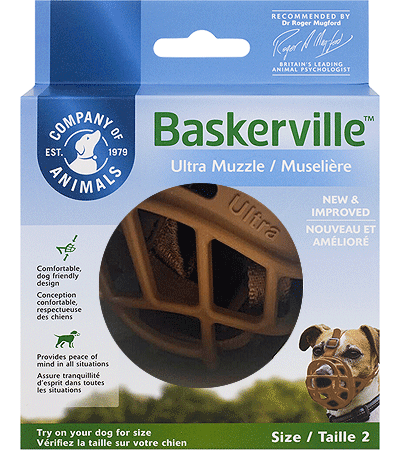 [COA61210] COMPANY OF ANIMALS Baskerville Ultra Muzzle Size 2 Tan