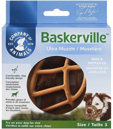 [COA61310] COMPANY OF ANIMALS Baskerville Ultra Muzzle Size 3 Tan