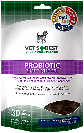 [VB10506] VETS BEST Soft Chews - Probiotic - 30 ct