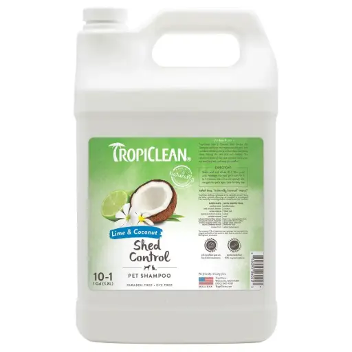 [TC06020] TROPICLEAN DeShedding Lime & Coconut Shampoo - Gallon