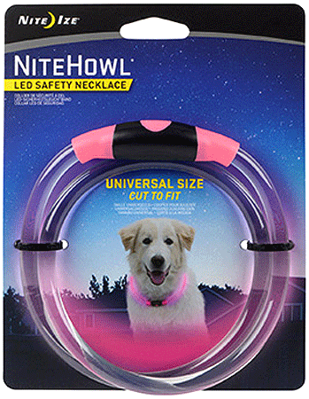 [NZ04205] NITE IZE NiteHowl LED Safety Necklace - Pink