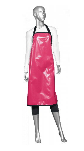 [SW118PK] *STYLIST WEAR Rubberized Apron Pink
