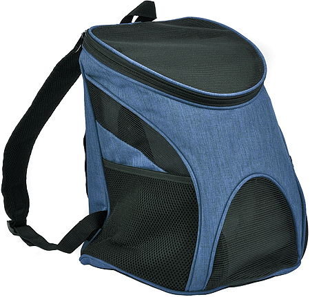 [DL0290 BLUE] DOGLINE Pet Carrier Pack (Front or Back) Blue S
