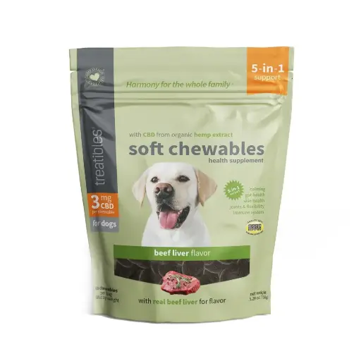 [TRT00816] TREATIBLES Hemp Oil Soft Chews for Dogs 60ct