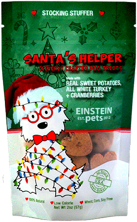 [ENPH00436] EINSTEIN PETS Santa's Helper Holiday Dog Treats 2oz