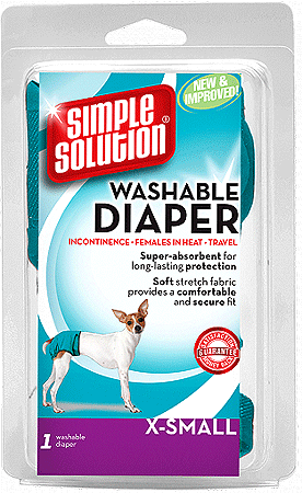 [B10591] SIMPLE SOLUTION Washable Female Dog Diaper XS 4-8#