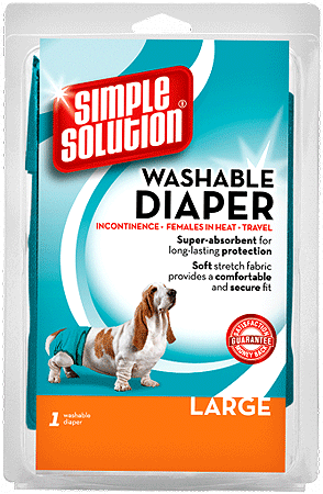 [B10594] SIMPLE SOLUTION Washable Female Dog Diaper L 35-55#