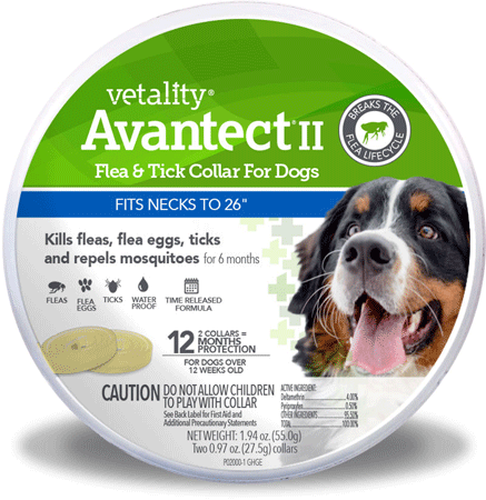 [TEV25048] VETALITY Avantect II Flea &Tick Dog Collar 26in