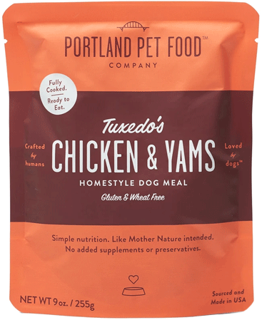 [PPF869274] *PORTLAND PET FOOD Chicken & Yams Meal Pouch 9oz 8pk