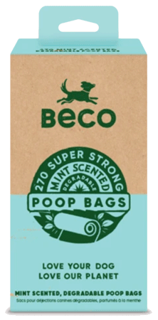 [BEC75477] BECO Mint Scented Poop Bags 270ct